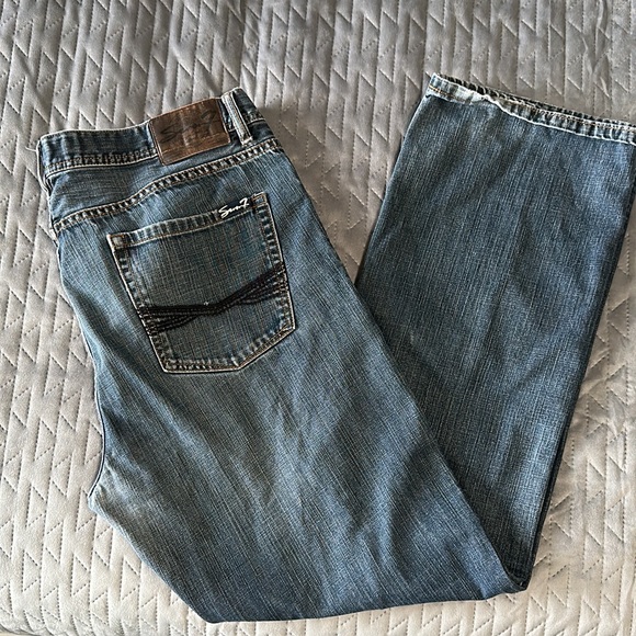 Men’s 38x34 Seven jeans 100% cotton straight - Picture 2 of 6